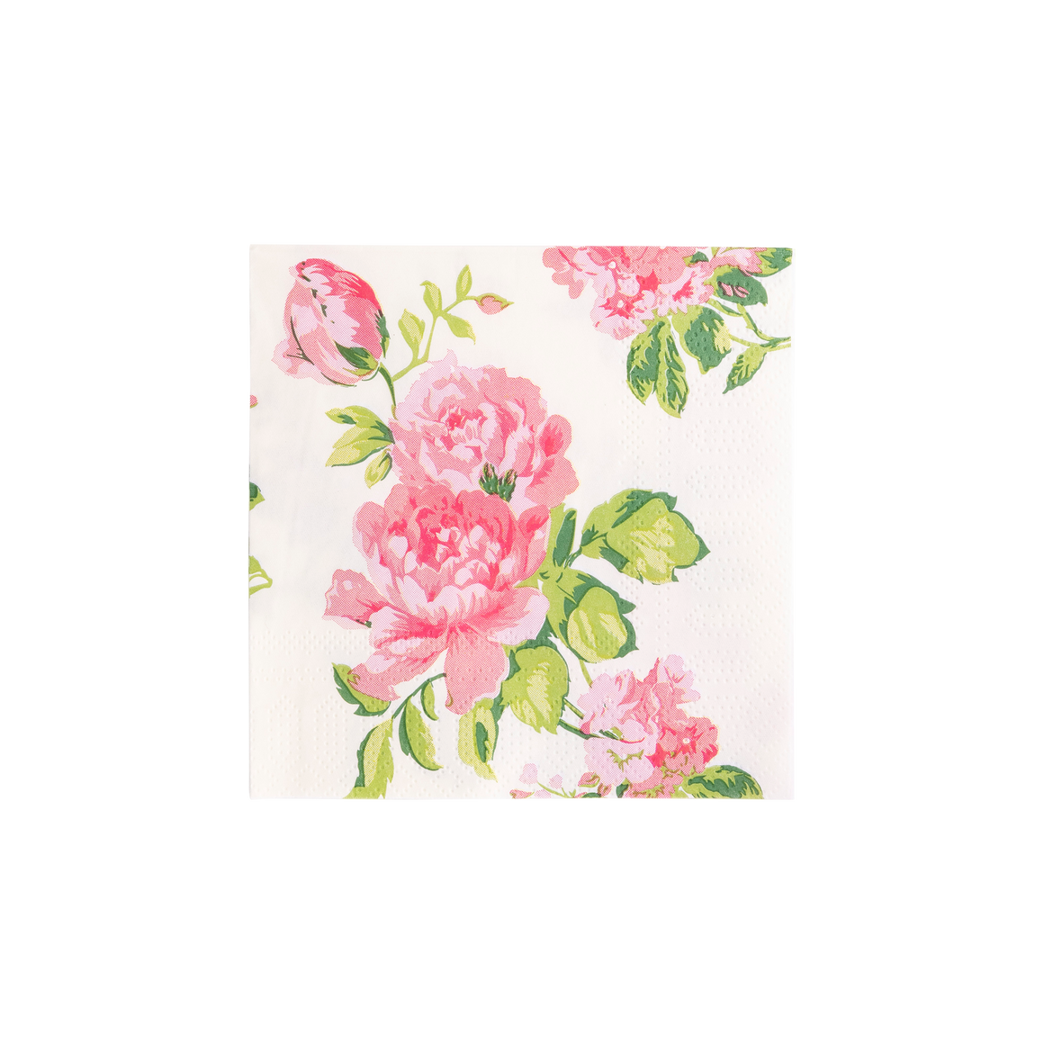 Pink Floral Paper Napkins