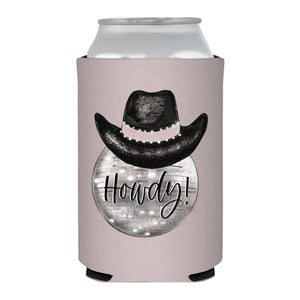 Howdy Disco Ball Can Cooler