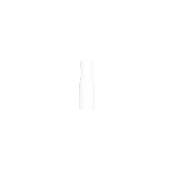 White Silicone Straw Tip