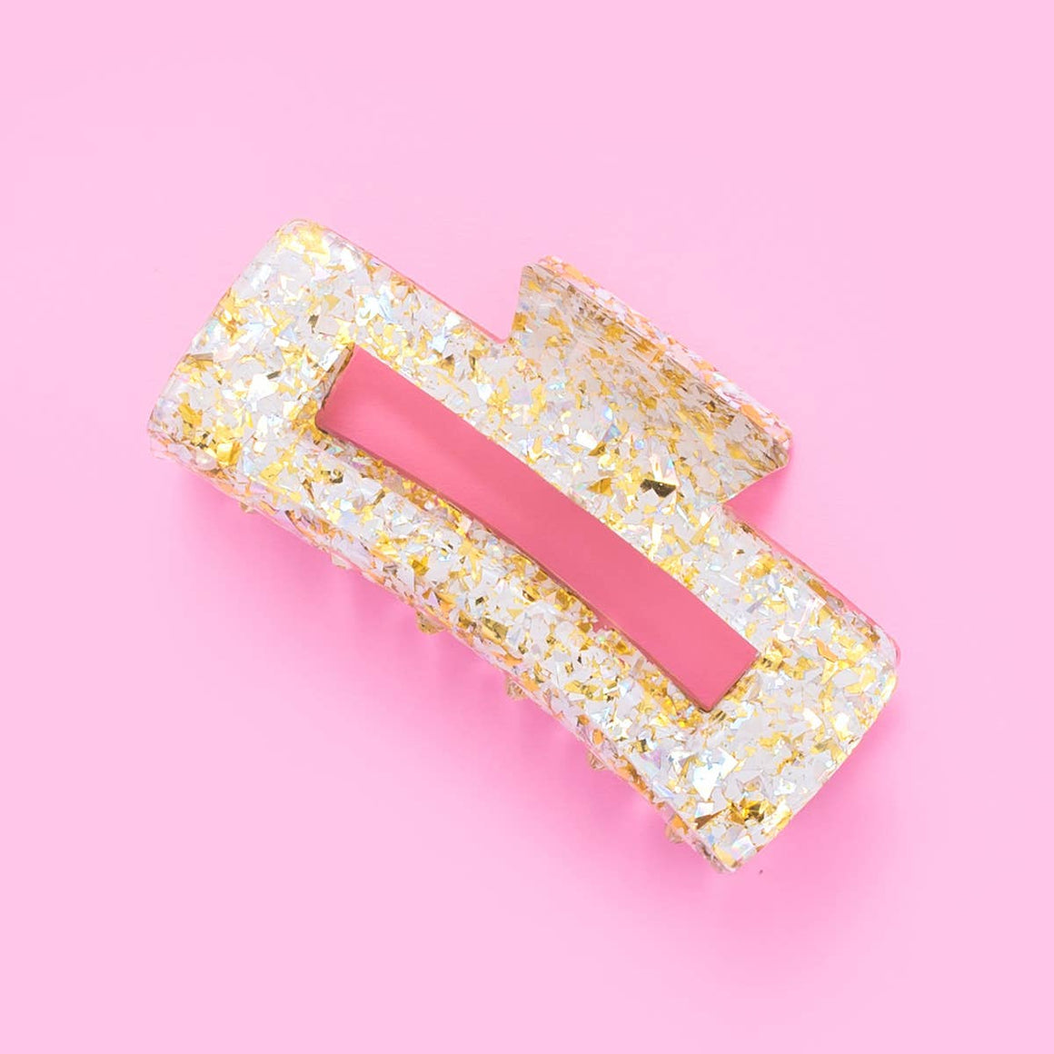 Pearl Confetti Claw Clip