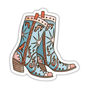 Cute Cowboy Boot Sticker