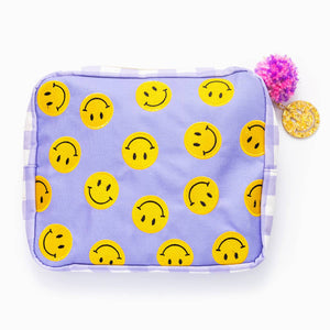 Smiley Pouch Large