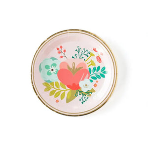 Garden Party Floral Paper Plates