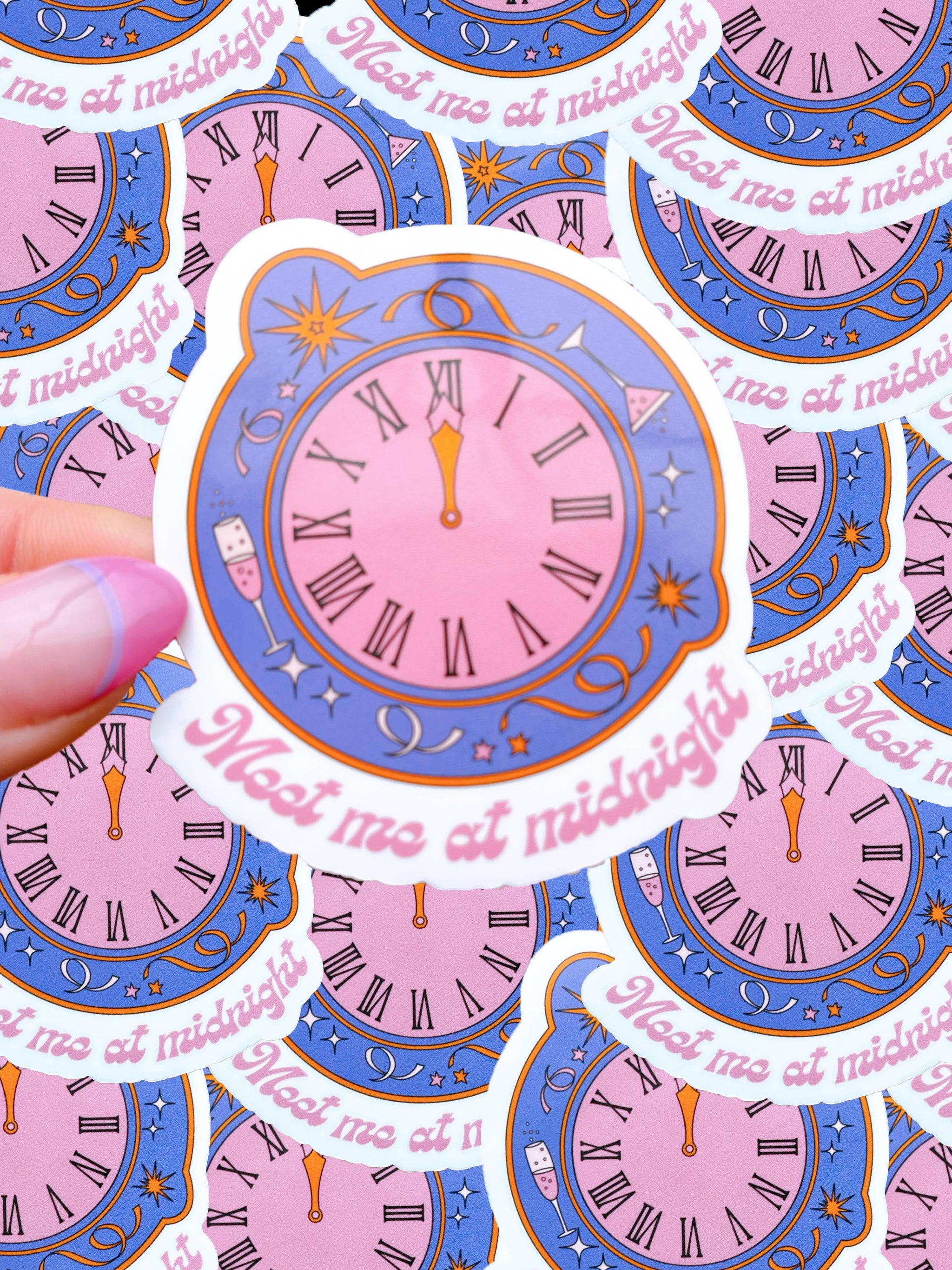 Meet Me at Midnight Sticker - Glamfetti