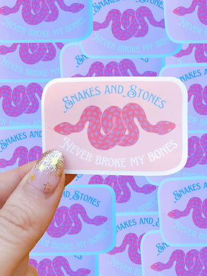 Snakes & Stones Sticker