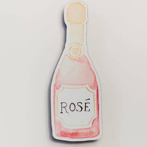 Sparkling Rosé Wine Magnet
