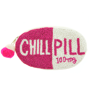 Chill Pill Seed Bead Bag