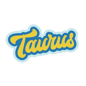Taurus Sticker on white background