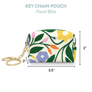 Floral Key Chain Pouch