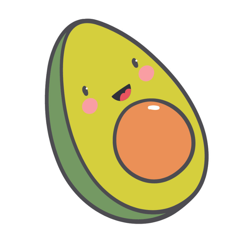 Avocado Sticker