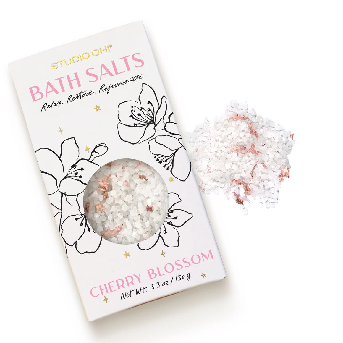 Cherry Blossom Scented Bath Salts