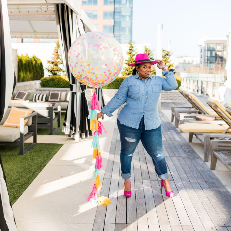 Bright Colors Jumbo Confetti Filled Balloon