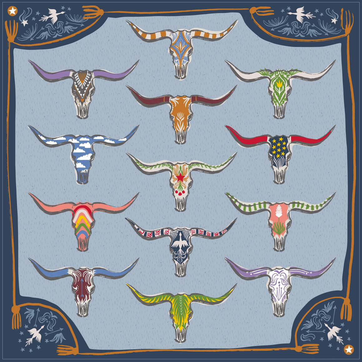 Longhorn Scarf Bandana