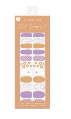 Groovy Nail Wrap Kit