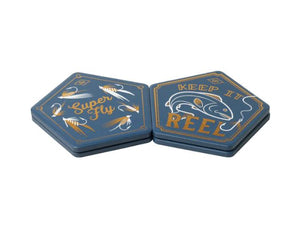 Fishing Coasters, Set of 4