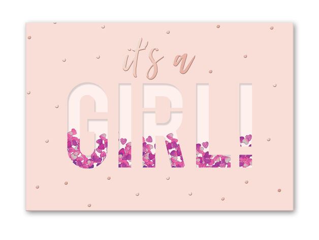It's a Girl Card