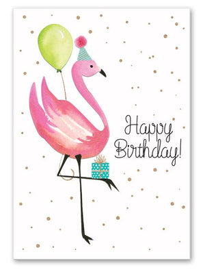 Flamingo Birthday Card