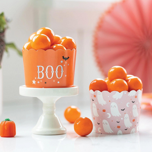 Pink Halloween Food Cups