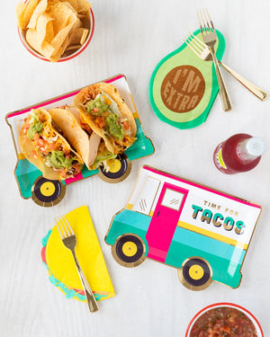 9" Taco Truck Shaped Plate