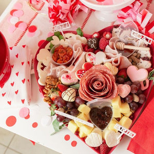 Pink, Red, White Tissue Confetti