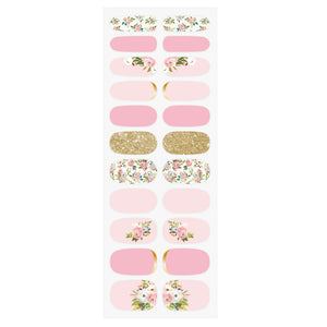 Bella Floral Nail Wrap Kit