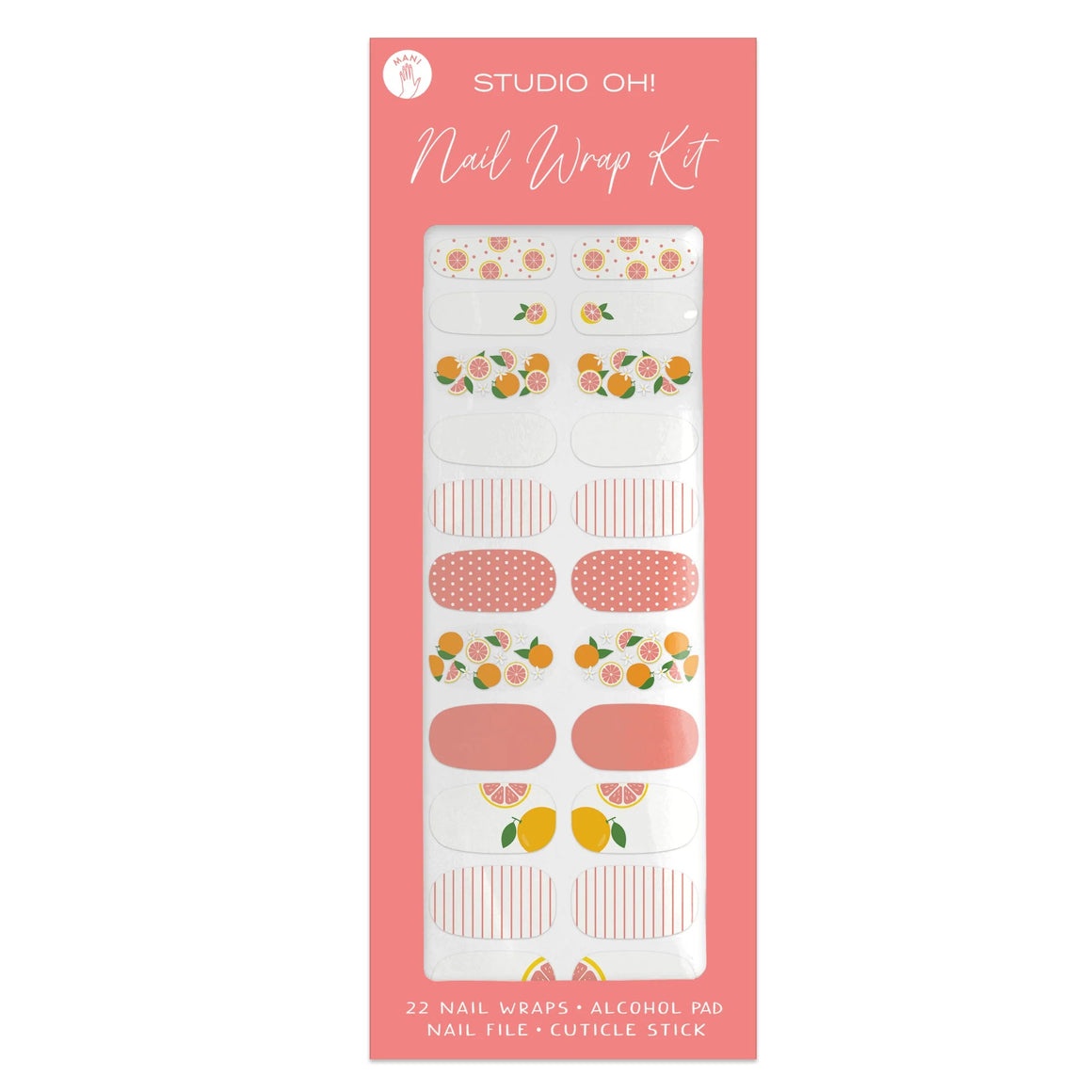 Citrus Nail Wrap Kit