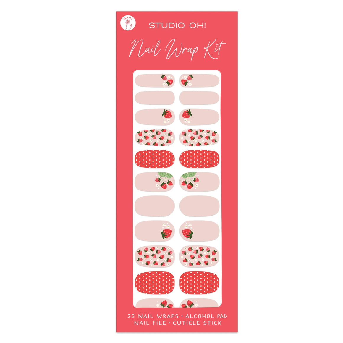 Berry Nail Wrap Kit