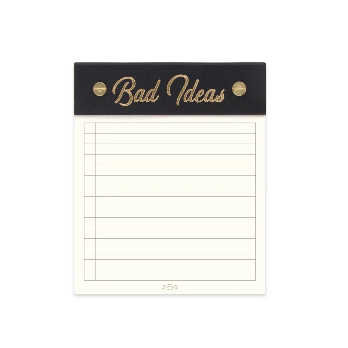 Bad Ideas Notepad