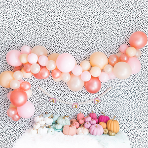 Pink Peach Rose Gold Balloon Garland DIY Kit