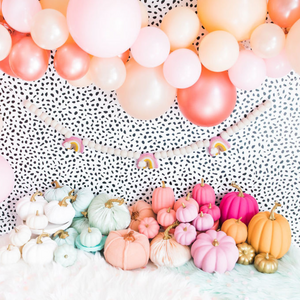 Pink Peach Rose Gold Balloon Garland DIY Kit