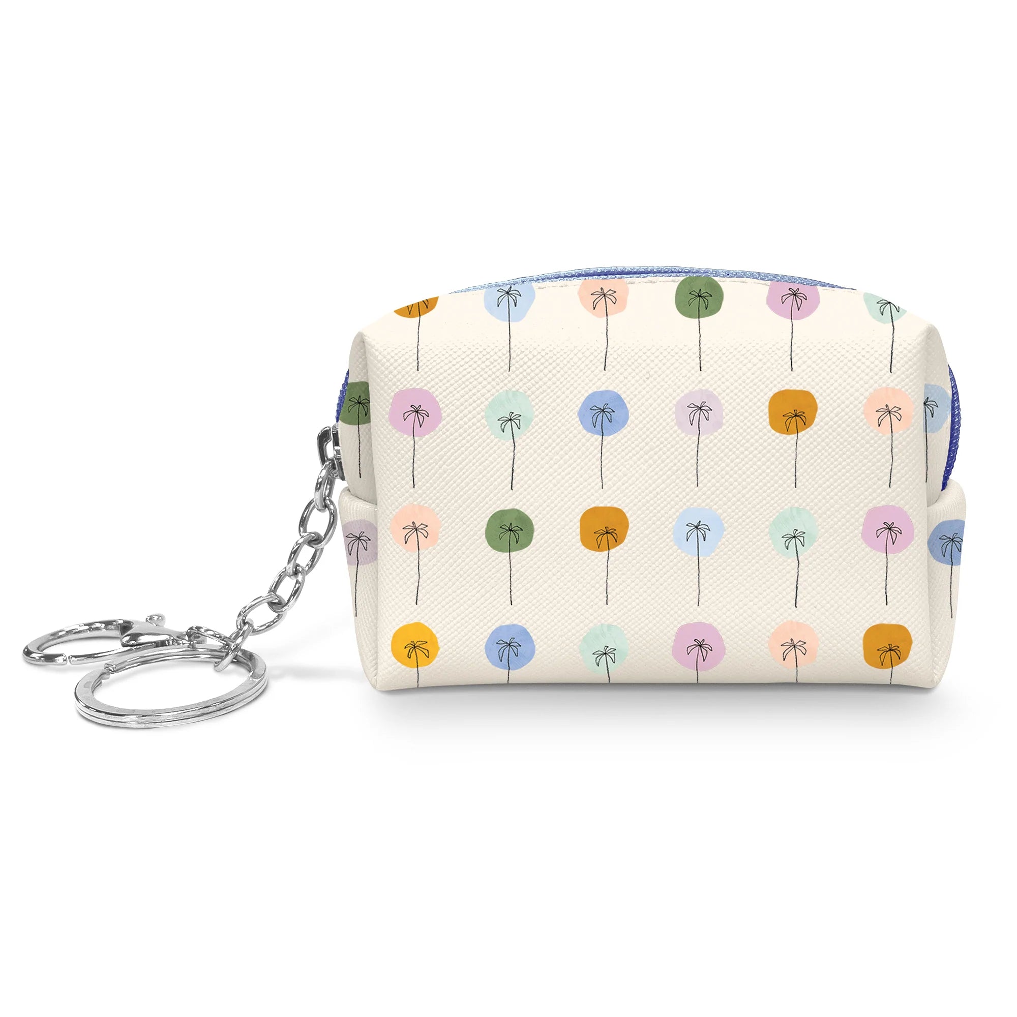 Dotted Palms Key Chain Pouch