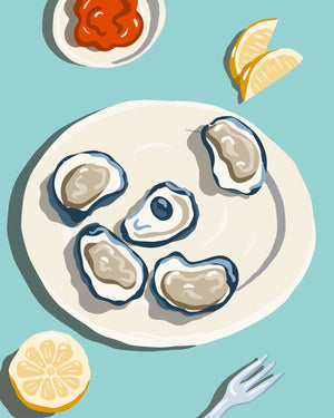 Paint By Number Kit | Oysters
