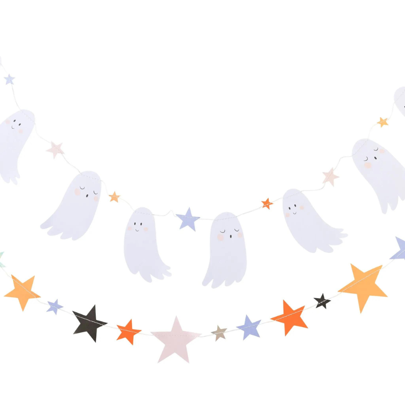Cute Ghost Banner Set