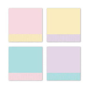 Pastel Fringe Cocktail Napkin