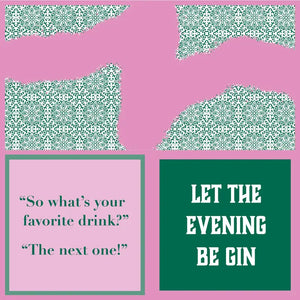 Fav Drink/Be Gin Double Sided Napkins