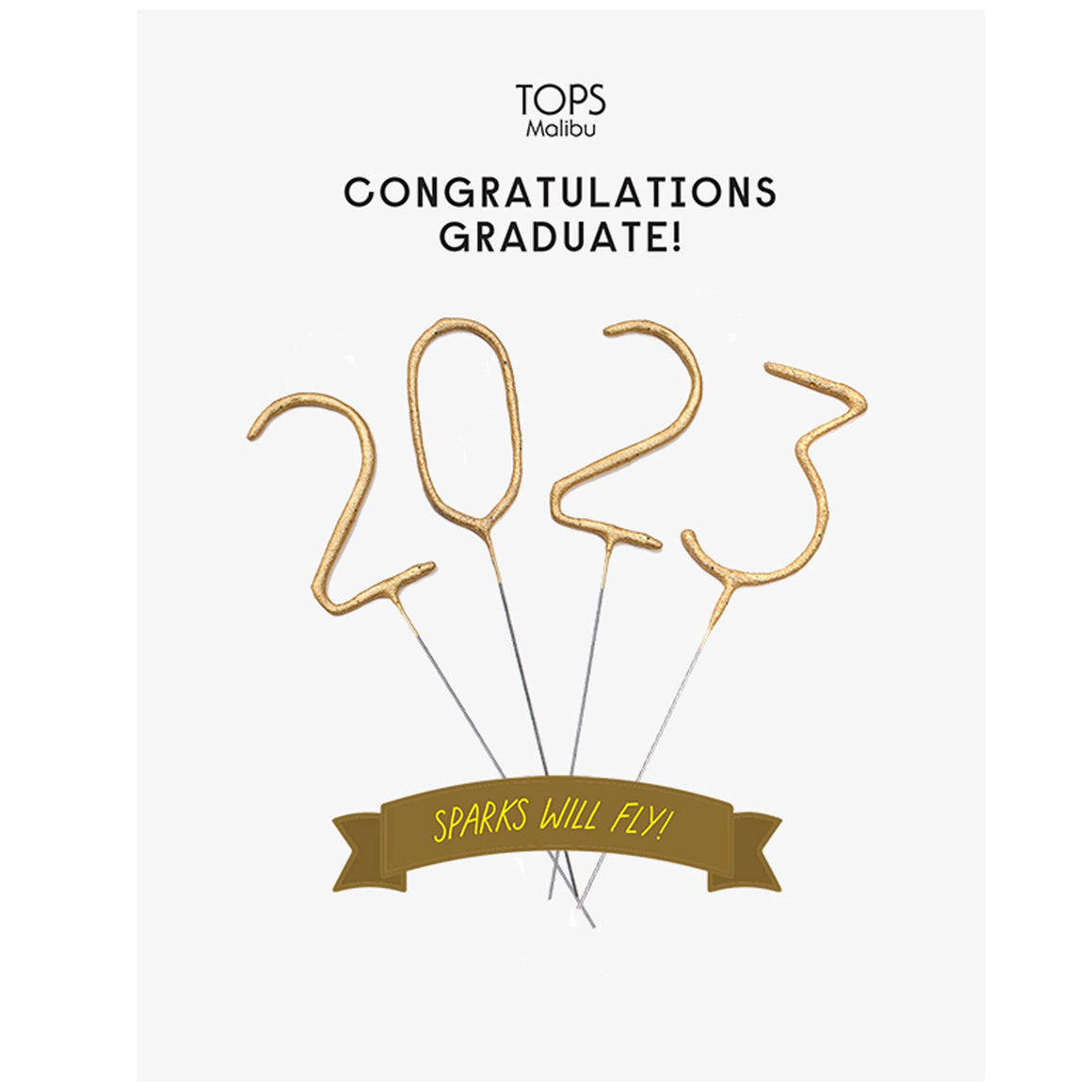 2023 Graduation Sparkler Card