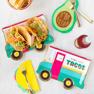 Taco Shaped Napkins