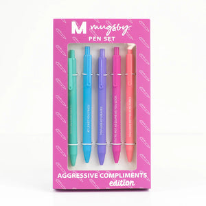 Aggressive Compliments Pen Set