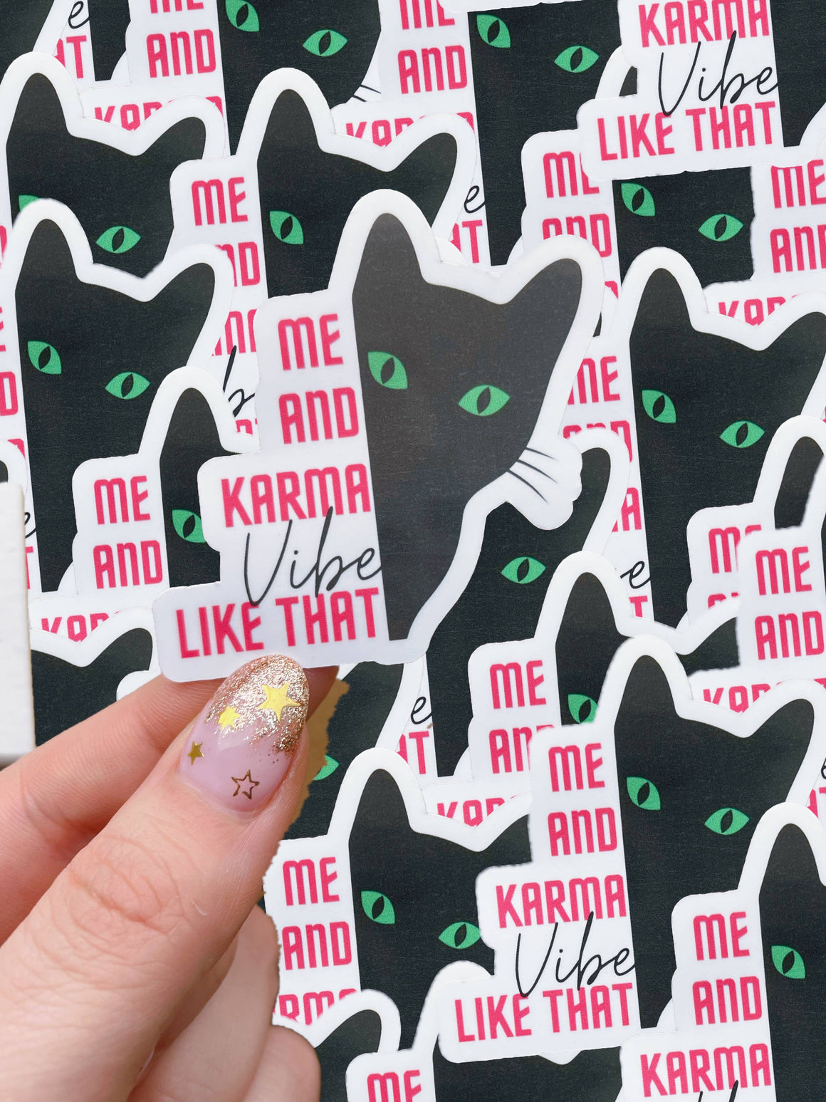 Me & Karma Vibe Like That Sticker