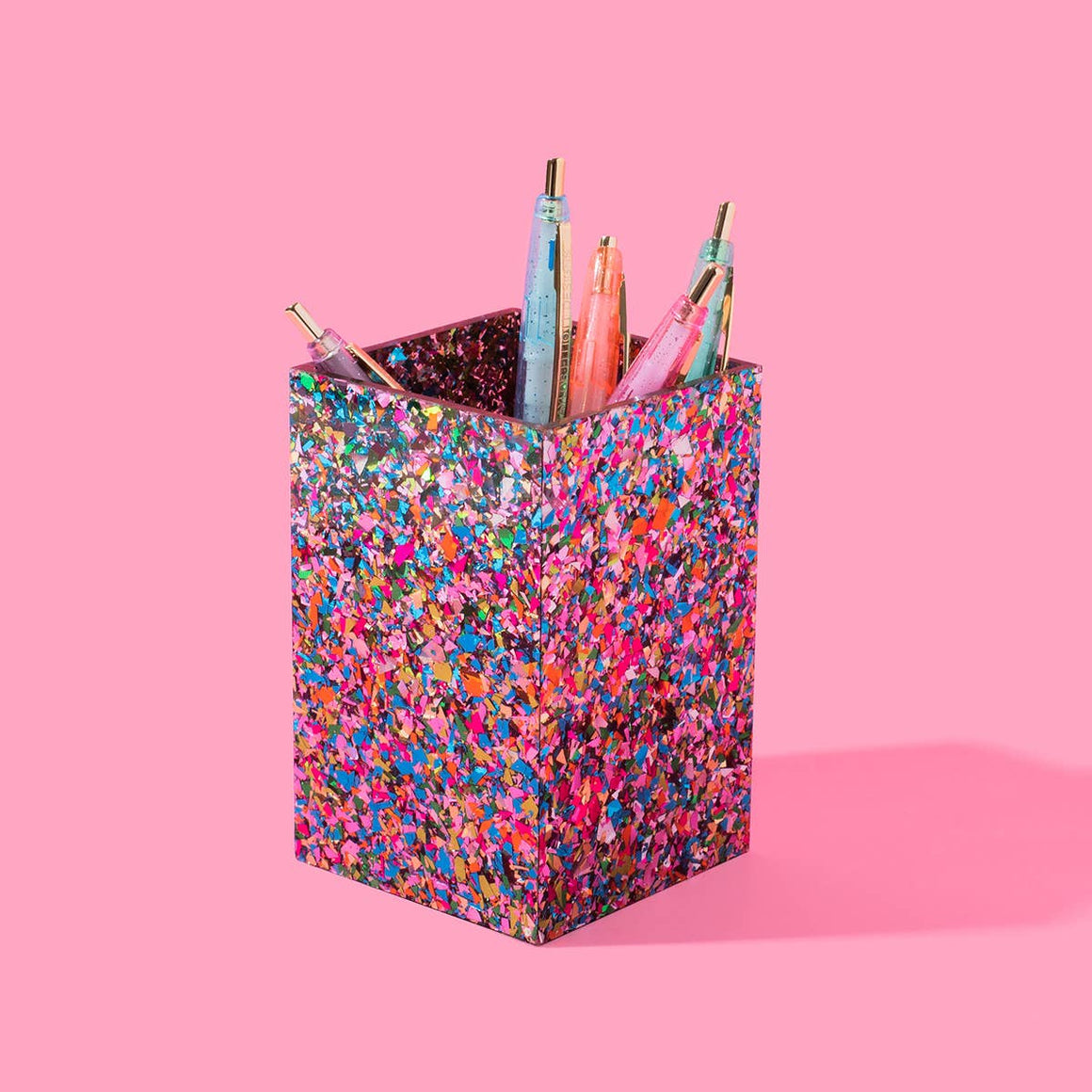 Confetti Acrylic Pen Cup