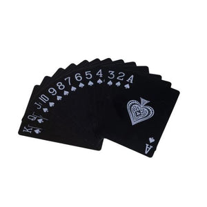 Black Waterproof Playing Cards