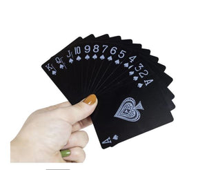 Black Waterproof Playing Cards