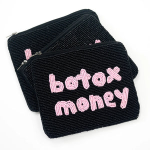 Botox Money Seed Bead Bag