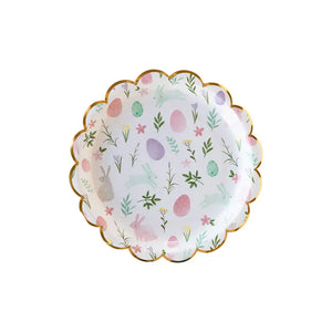 Watercolor Easter Plates