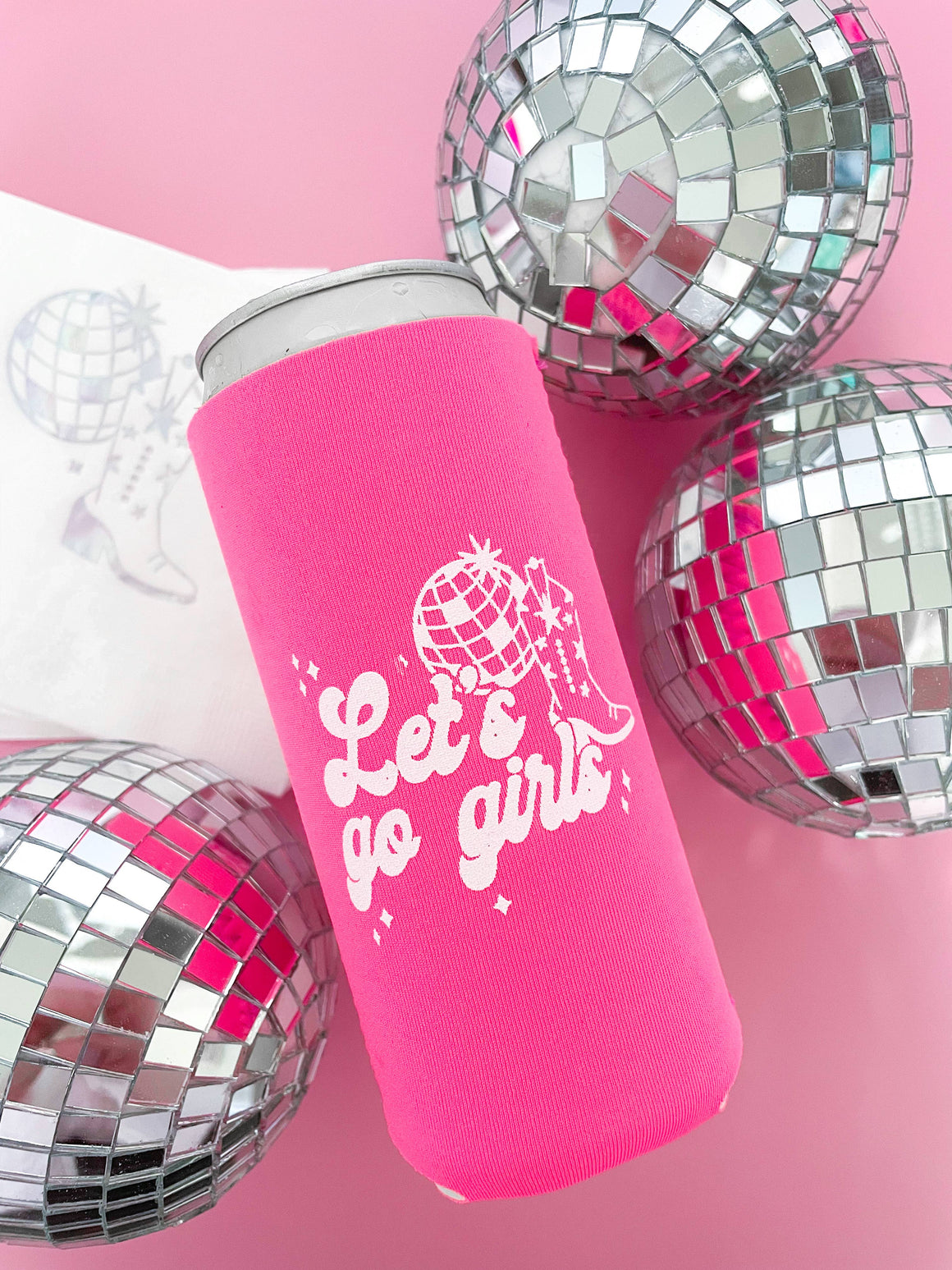 Let's Go Girls Slim Can Cooler