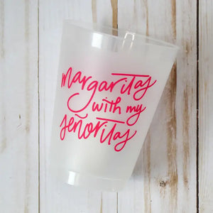 Margaritas with my Señoritas Reusable Cups | Set of 8