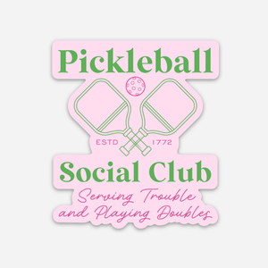 Pickleball Social Club Magnet