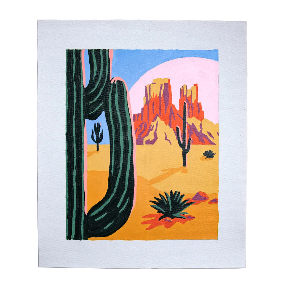 Paint By Number Kit | Desert