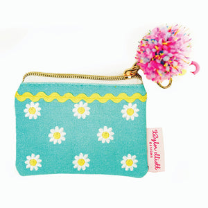 Daisy Card Holder Keychain