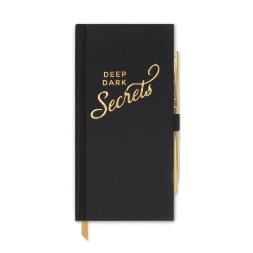 Deep Dark Secrets Slim Notebook